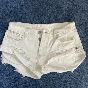 One teaspoon shorts, offwhite, size 28